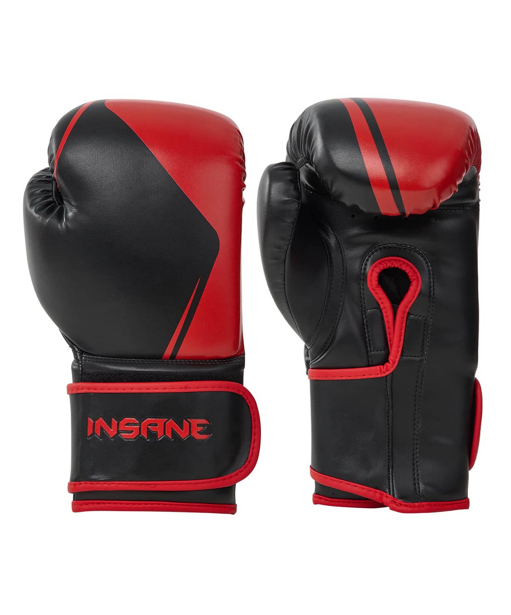 Перчатки боксерские Insane Montu ПУ, 14 oz, красный 1663_2000