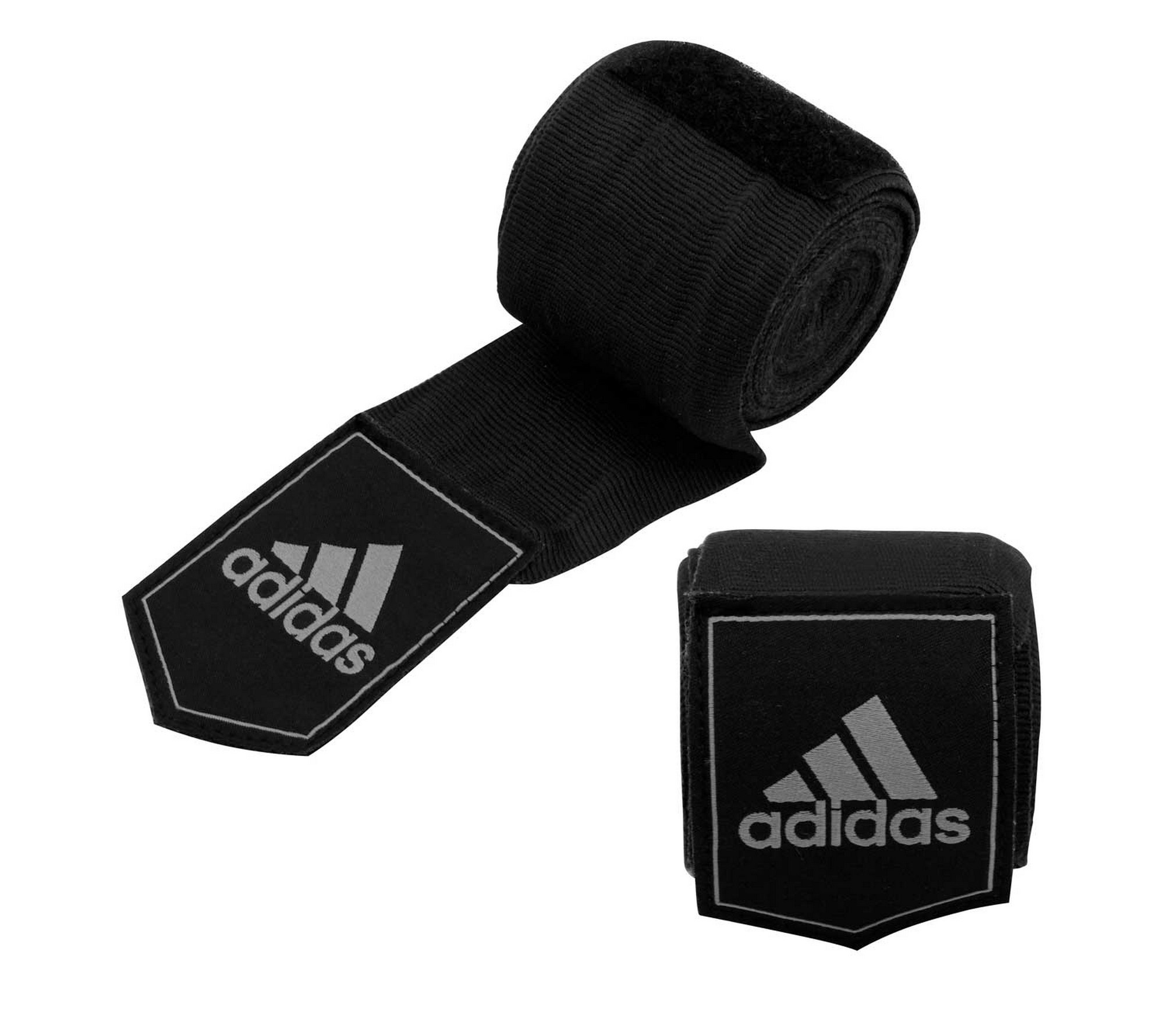 Бинт эластичный Adidas Mexican Style Boxing Crepe Bandage adiBP032 черный 2000_1780