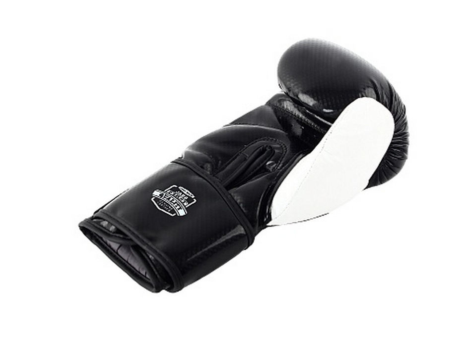 Боксерские перчатки Jabb JE-4078/US 48 черный/белый 8oz 933_700