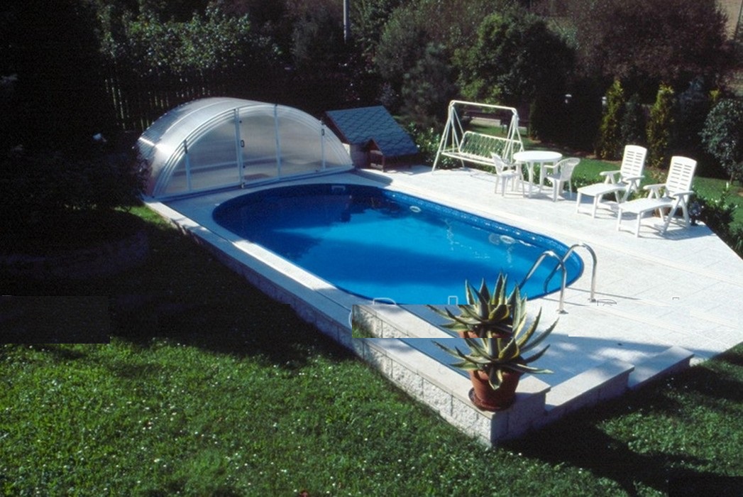 Морозоустойчивый бассейн Ibiza овальный глубина 1,5 м размер 12x6 м, мозаика 1047_700