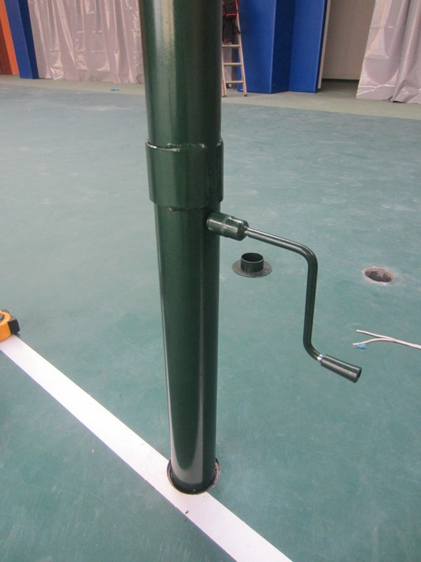Стойки волейбольные Atlet телескопические со стаканами (пара) IMP-A29 600_800