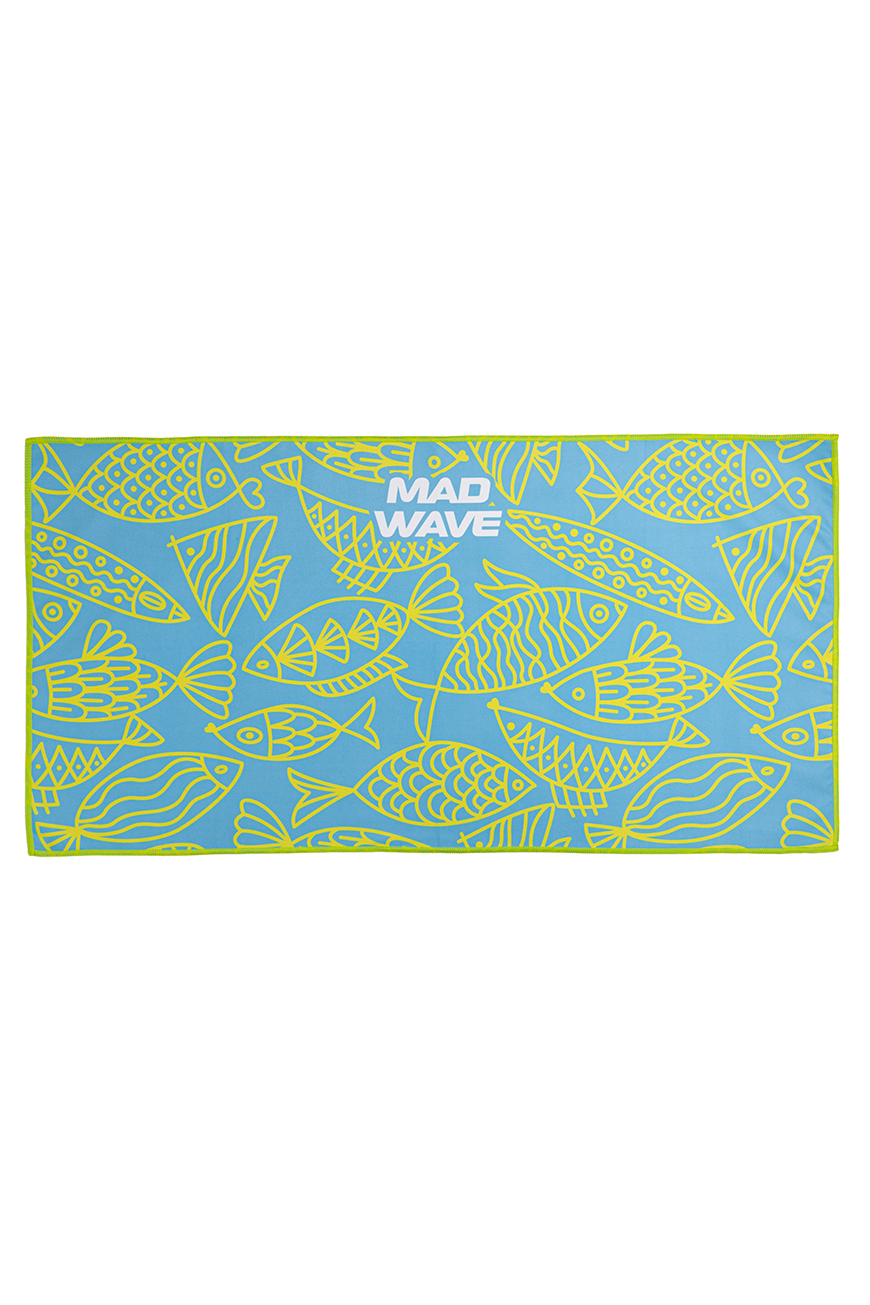 Полотенце из микрофибры Mad Wave Microfiber towel Fishes M0764 06 1 00W 870_1305