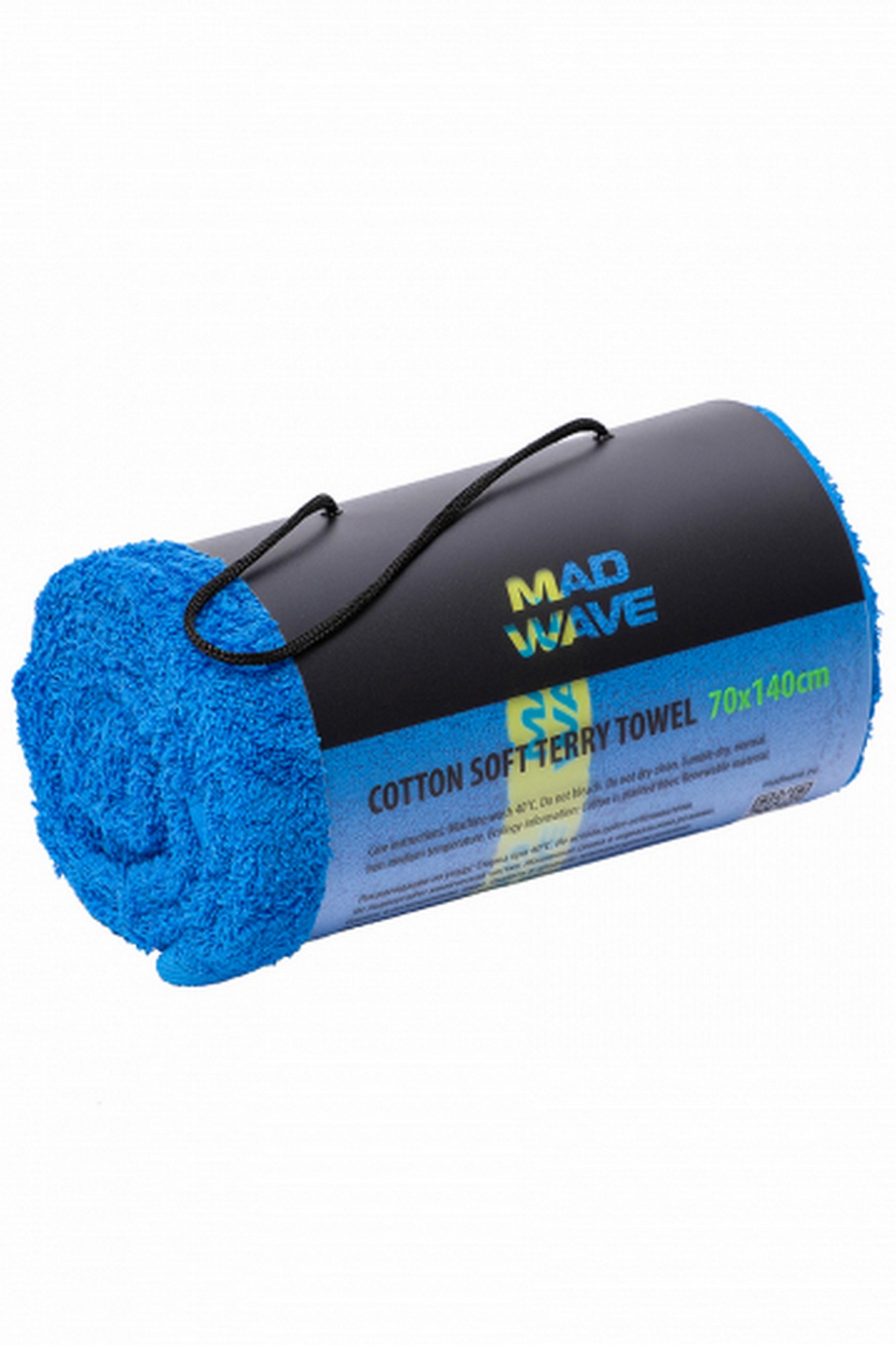 Полотенце Mad Wave Cotton Sort Terry Towel M0762 01 1 04W синий 1333_2000