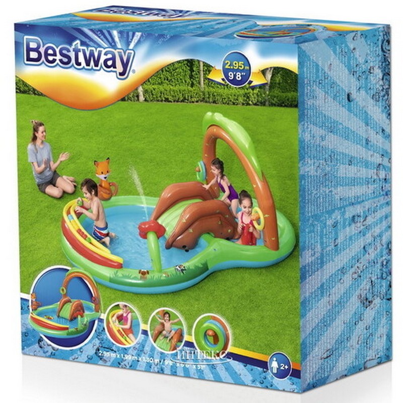 Игровой центр 295х199х130см Bestway Лес 53093 800_800