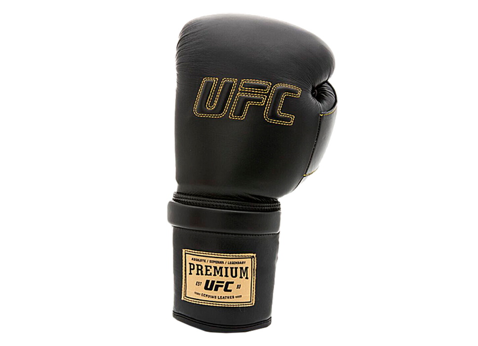 Боксерские перчатки UFC Премиальные тренировочные на шнуровке 18 унций UHK-75047 968_700
