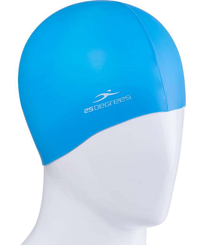 Шапочка для плавания 25DEGREES Nuance Light Blue, силикон, подростковый 667_800