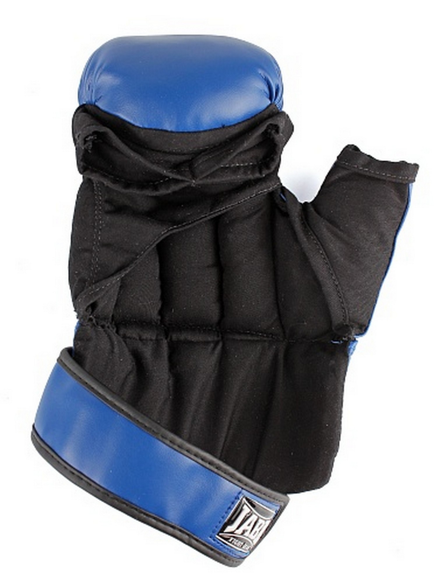 Перчатки для рукопашного боя (иск.кожа) Jabb JE-3633 синий 1500_2000