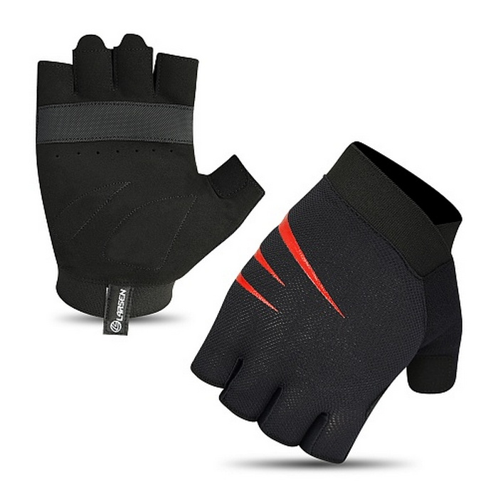 Перчатки для фитнеса Larsen 07-18 Black/black 700_700