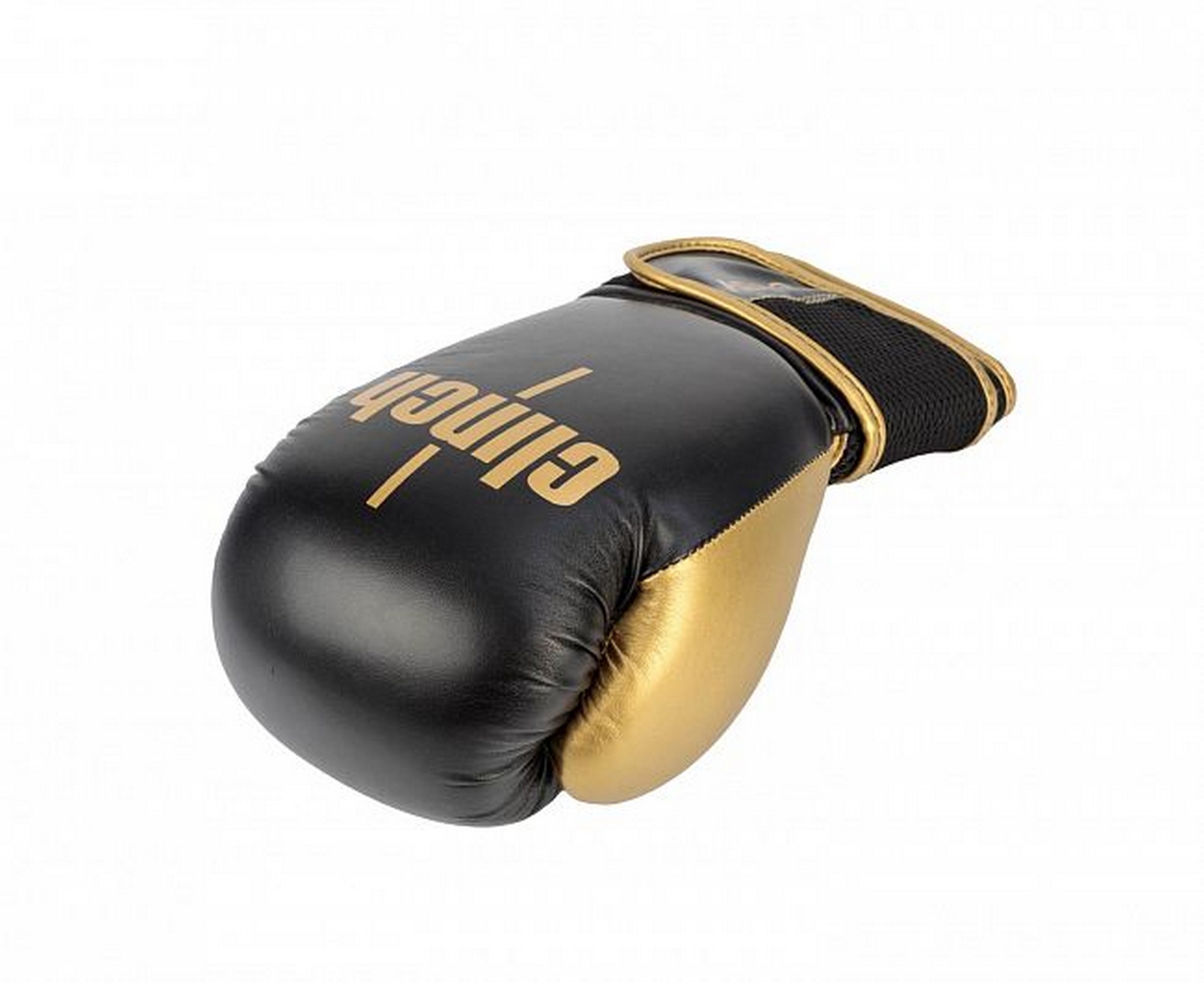 Перчатки боксерские Clinch Aero 2.0 C136 черно-золотой 2000_1634