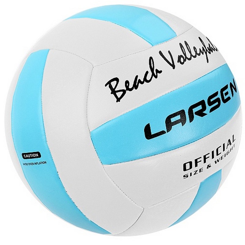 Мяч волейбольный пляжный Larsen Beach Volleyball Blue р.5 800_800