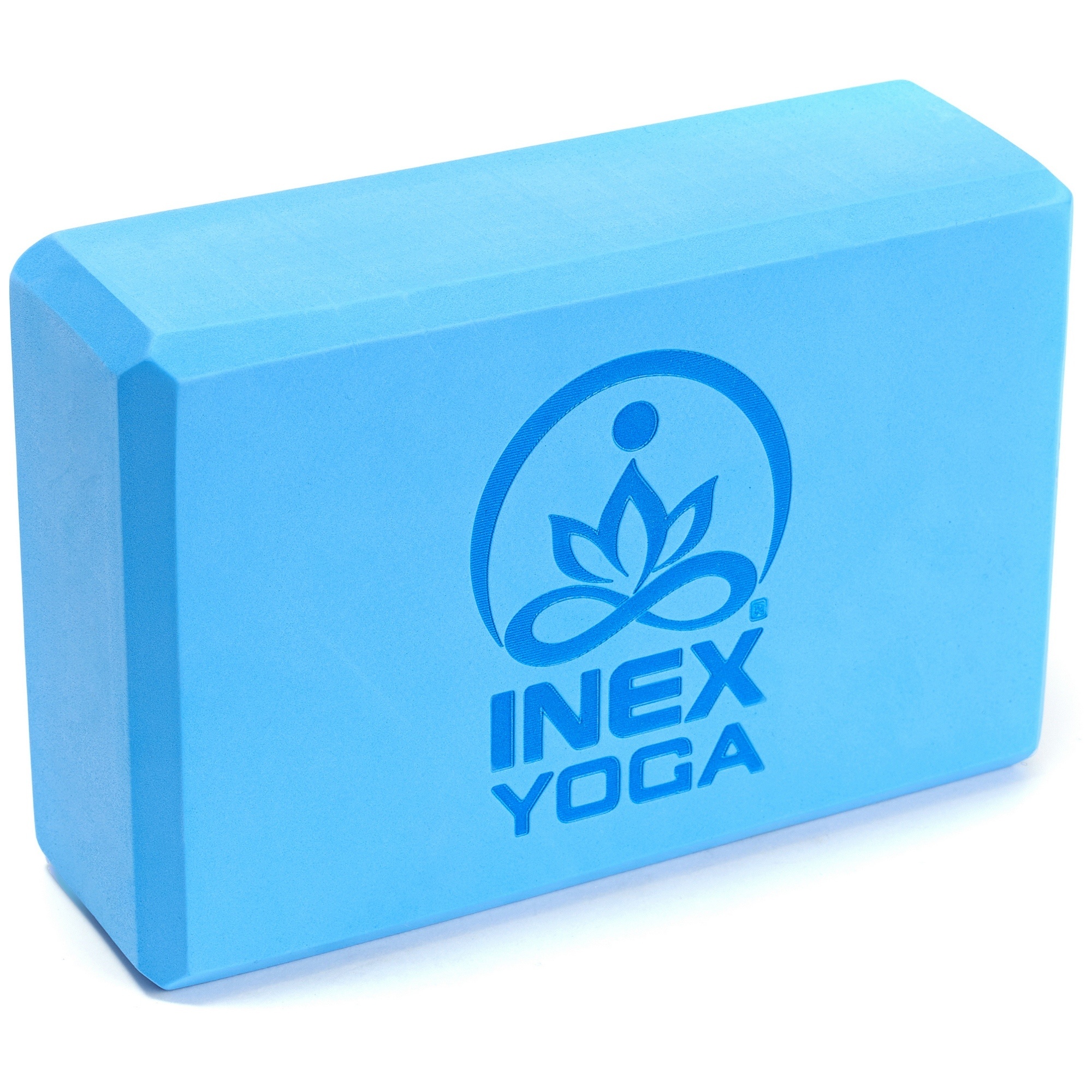 Блок для йоги 23x15x7см Inex EVA Yoga Block 3" YGBK3-CB кобальтовый синий 2000_2000