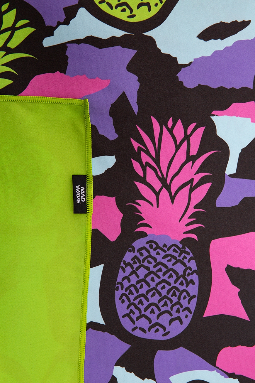 Полотенце из микрофибры Mad Wave Microfiber towel Pineapple M0764 10 0 00W 870_1305