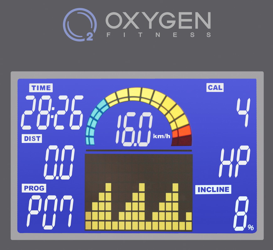 Беговая дорожка Oxygen Fitness Plasma III LC HRC 871_798