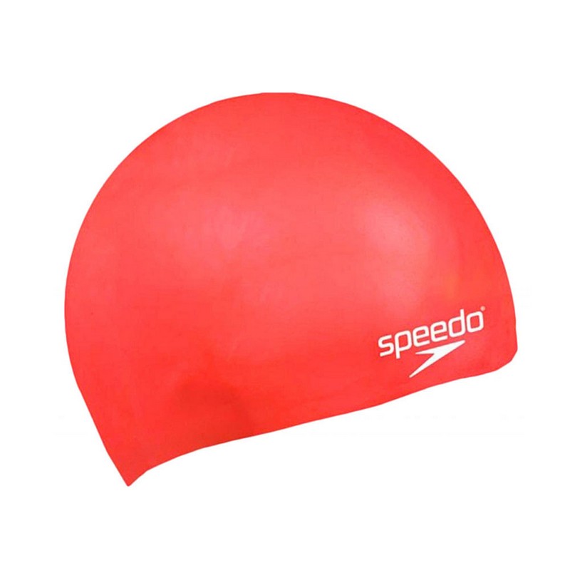 Шапочка для плавания Speedo Molded Silicone Cap Jr 8-709900004 красный 800_800