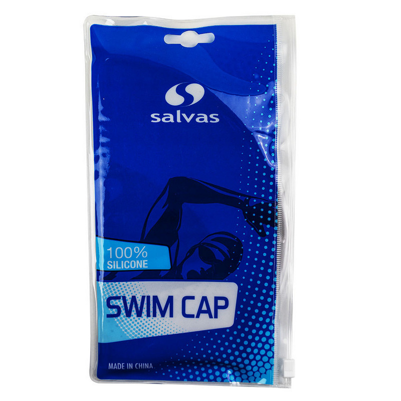 Шапочка для плавания Salvas Cap FA065/S, серебристый 800_800