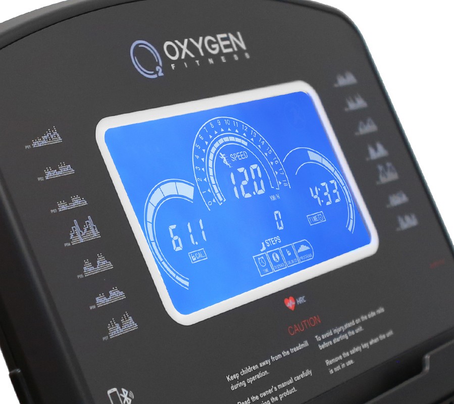 Беговая дорожка Oxygen Fitness New Classic Argentum LCD 899_800