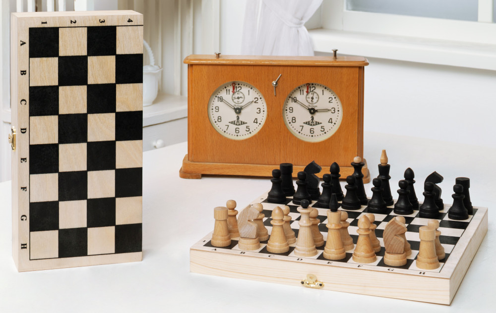 Шахматы обиходные деревянные с дорожной деревянной доской "Классика" 450-20 1000_632