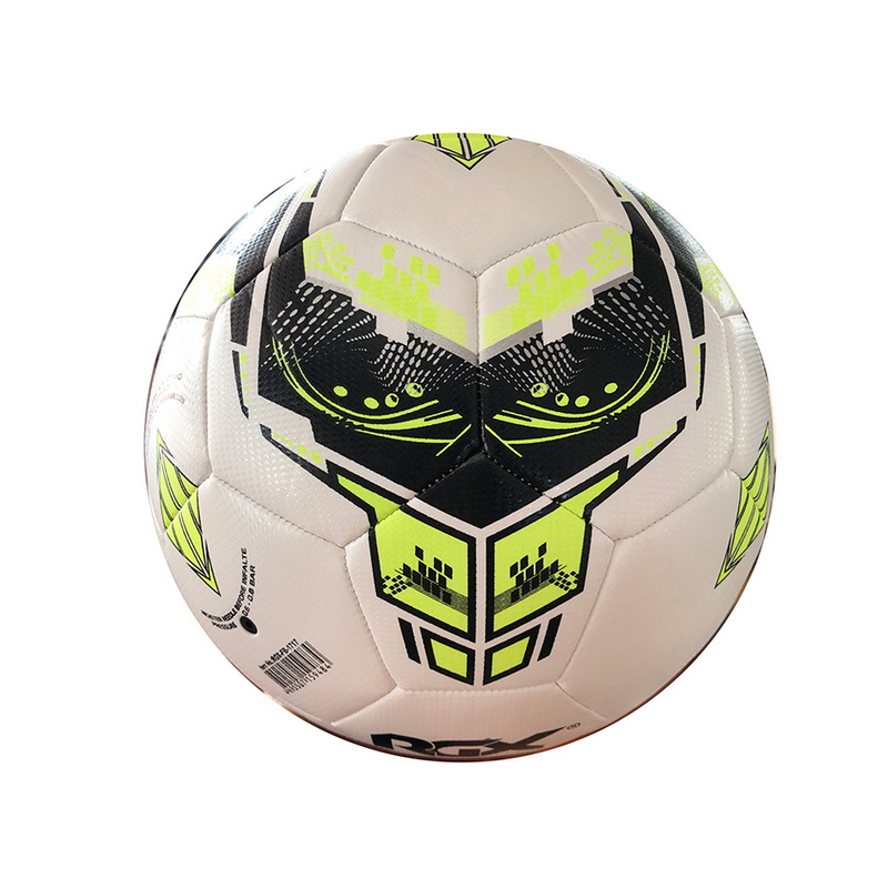 Мяч футбольный RGX FB-1717 Lime р.5 800_800