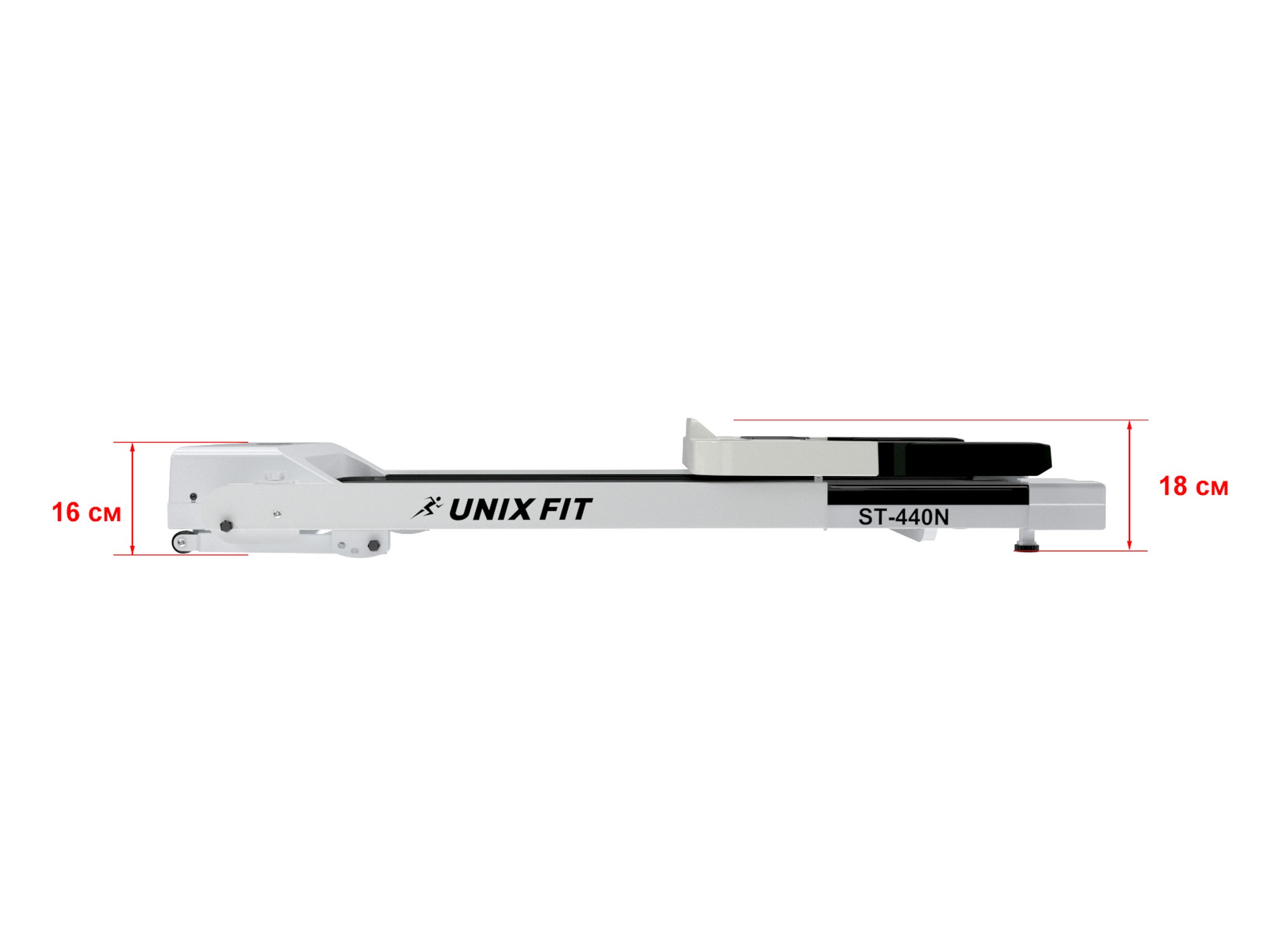 Беговая дорожка UnixFit ST-440N White 2000_1500
