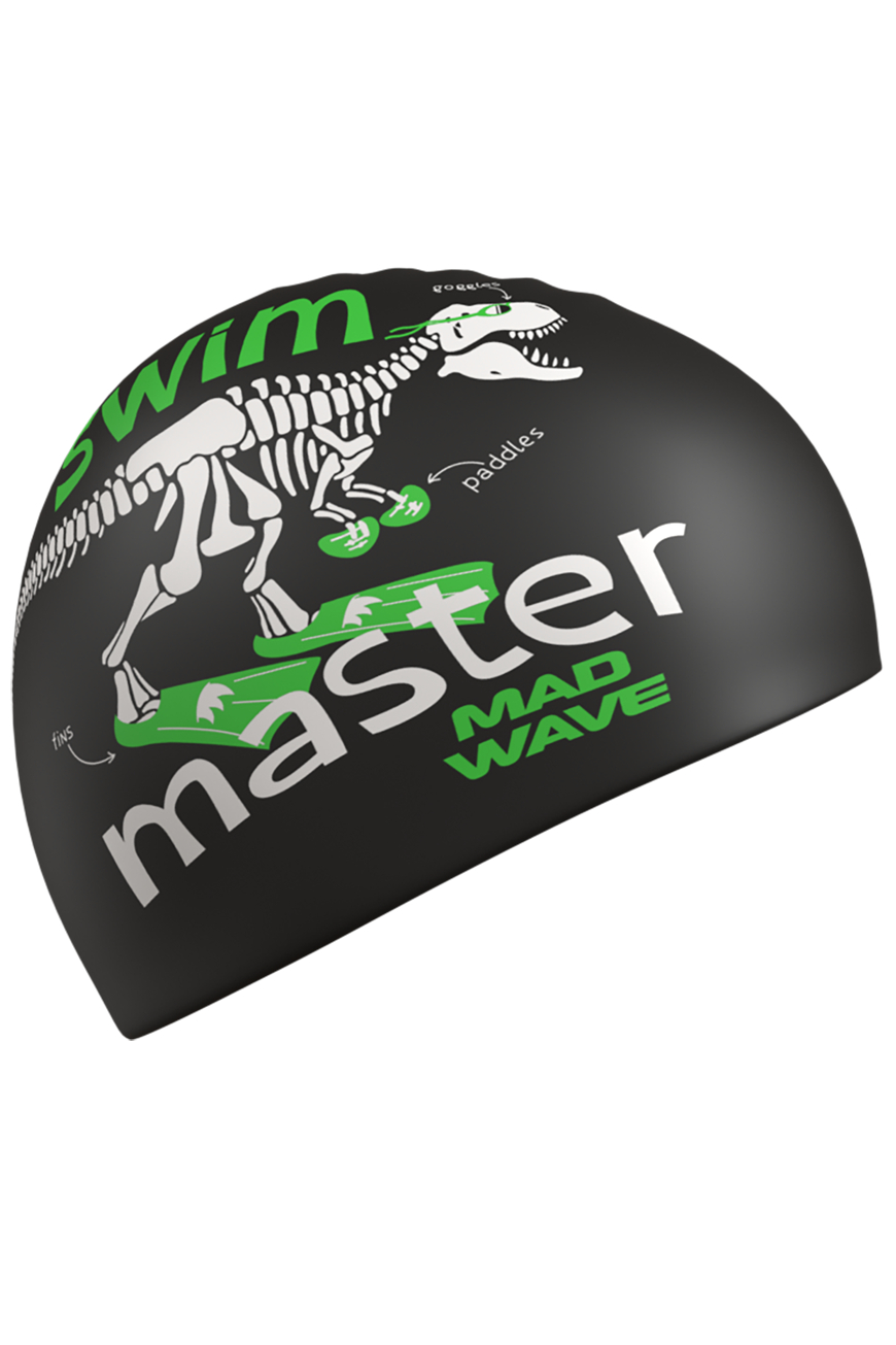 Силиконовая шапочка MadWave Swim master big M0554 27 0 01W черный 870_1305