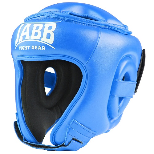 Шлем боксерски (иск.кожа) Jabb JE-2093(P) синий 500_500