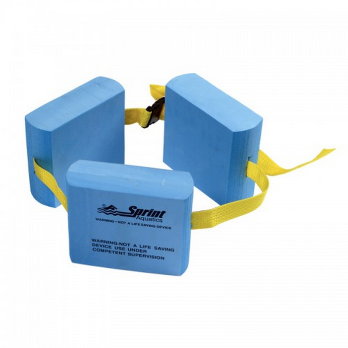 Пояс для обучения плаванию Sprint Aquatics 3-Piece Belt Float 670 голубой 700_700