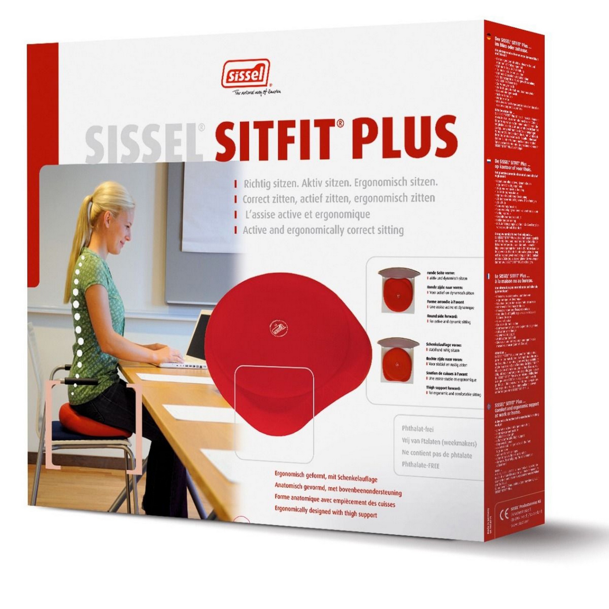 Подушка-сиденье SISSEL SITFIT Plus 160.074 черный 2000_2000