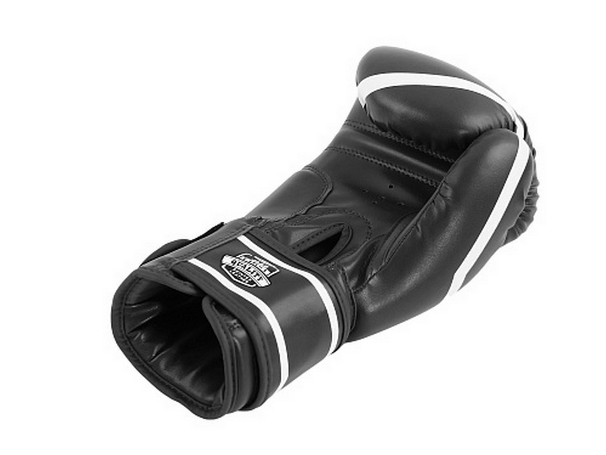 Перчатки боксерские (иск.кожа) 12ун Jabb JE-2015/Basic 25 черный 2000_1500