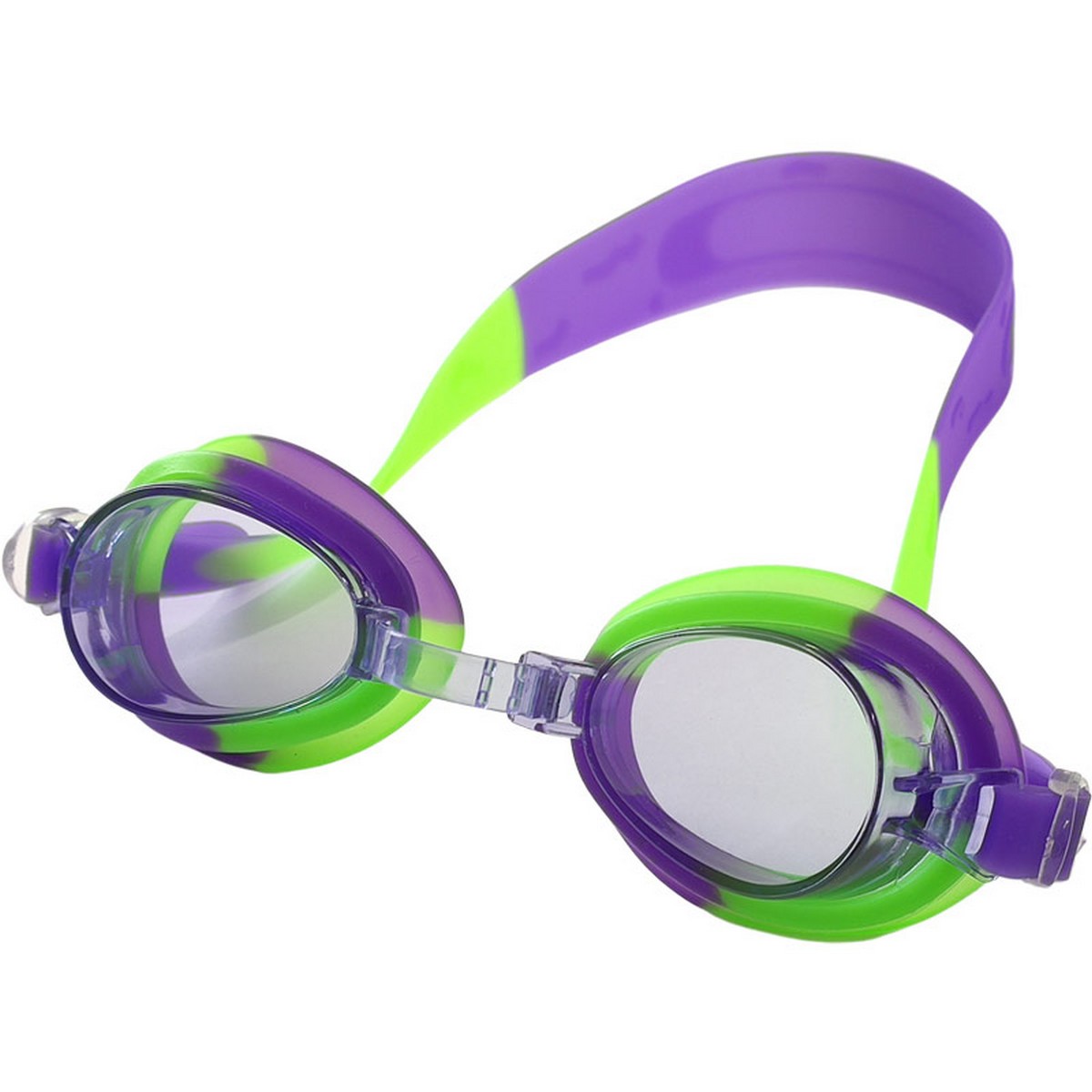 Очки для плавания юниорские Sportex E39666 фиолетово-зеленый 1200_1200