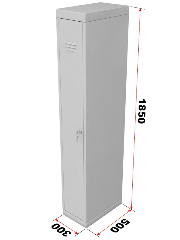 Шкаф для раздевалок металлический 185х40х50 (см) Glav 10.2.02 600_800