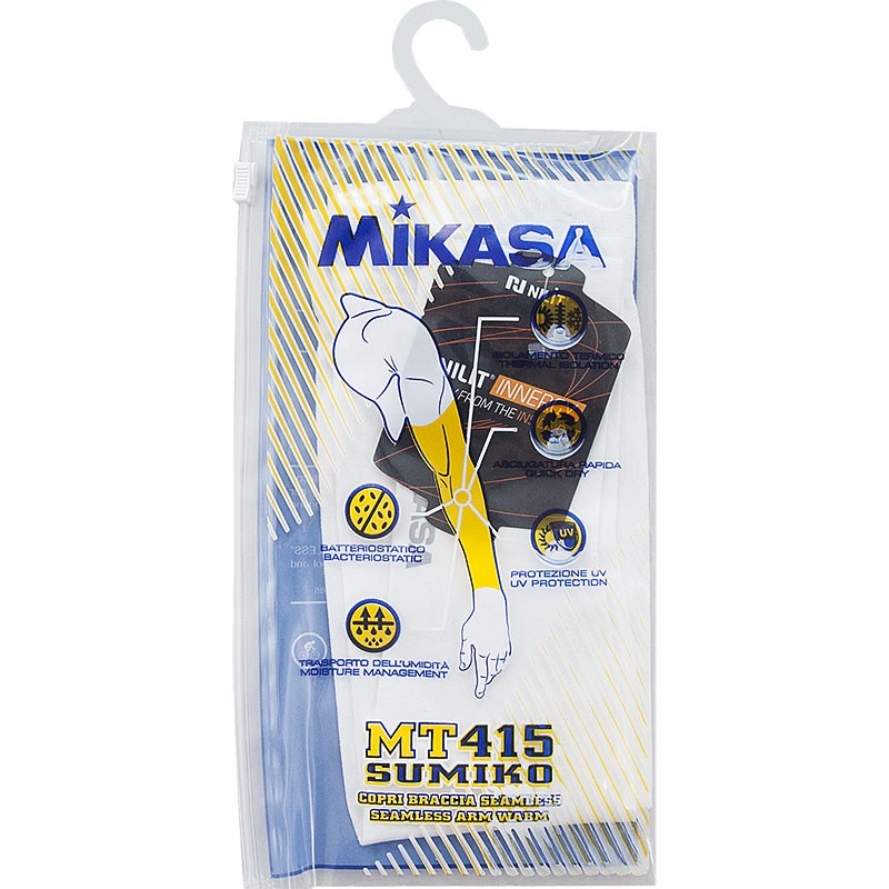 Нарукавники волейбольные 2 шт. Mikasa MT415-022 белые 800_800