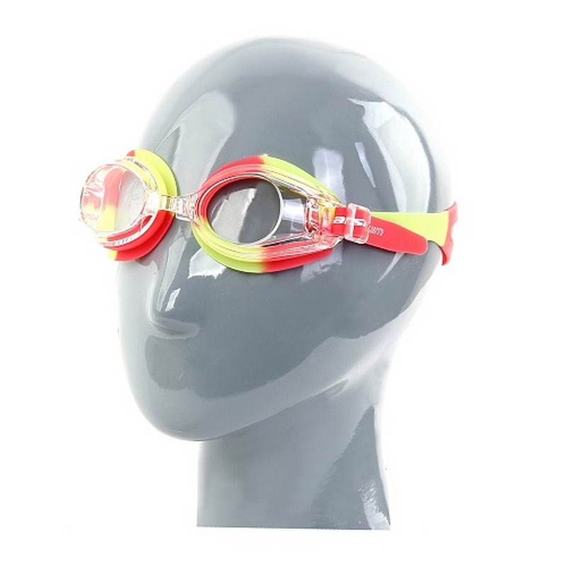 Очки для плавания детские Larsen DR-G102 розовый\желтый 800_800