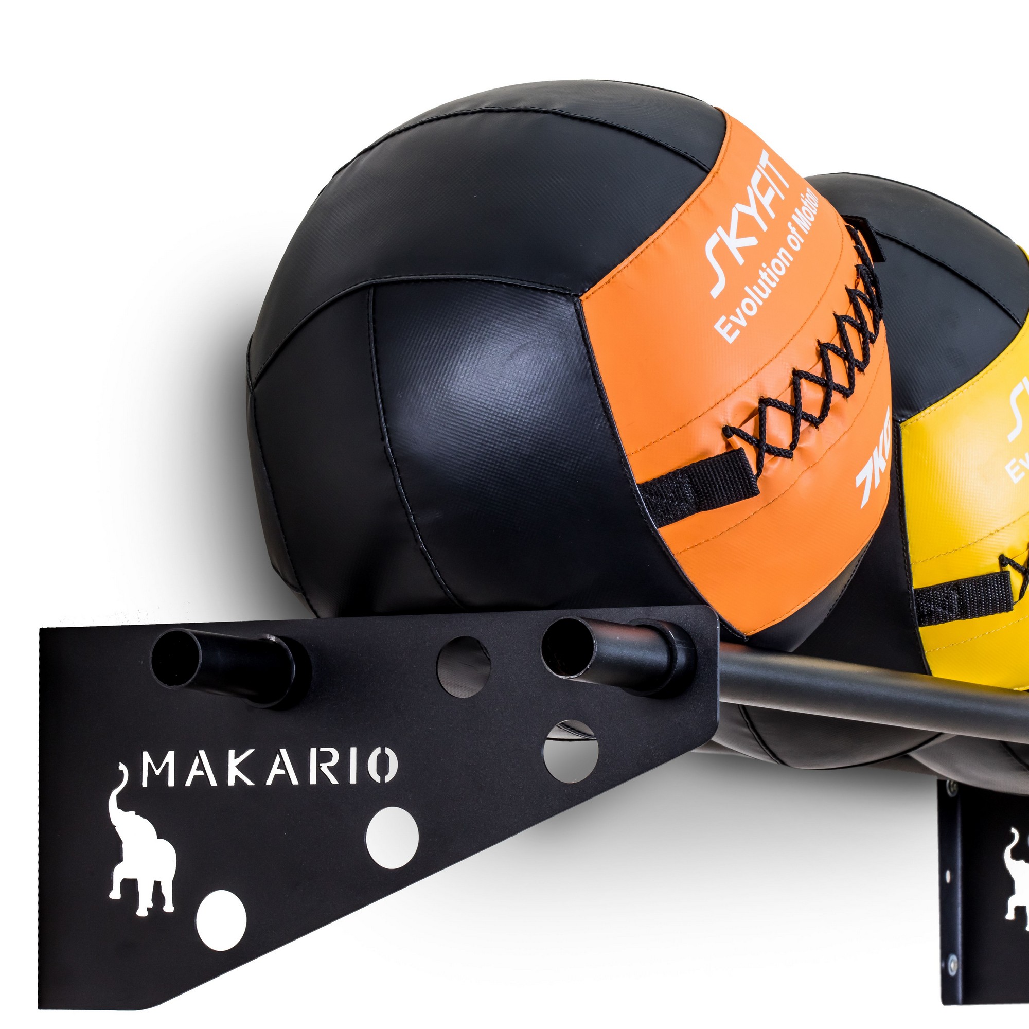 Держатель для медболов и wall ball Makario настенный, 150 см MA-MB 2000_2000