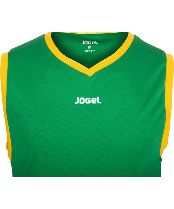 Майка баскетбольная Jögel JBT-1020-034 зеленый\желтый 665_800