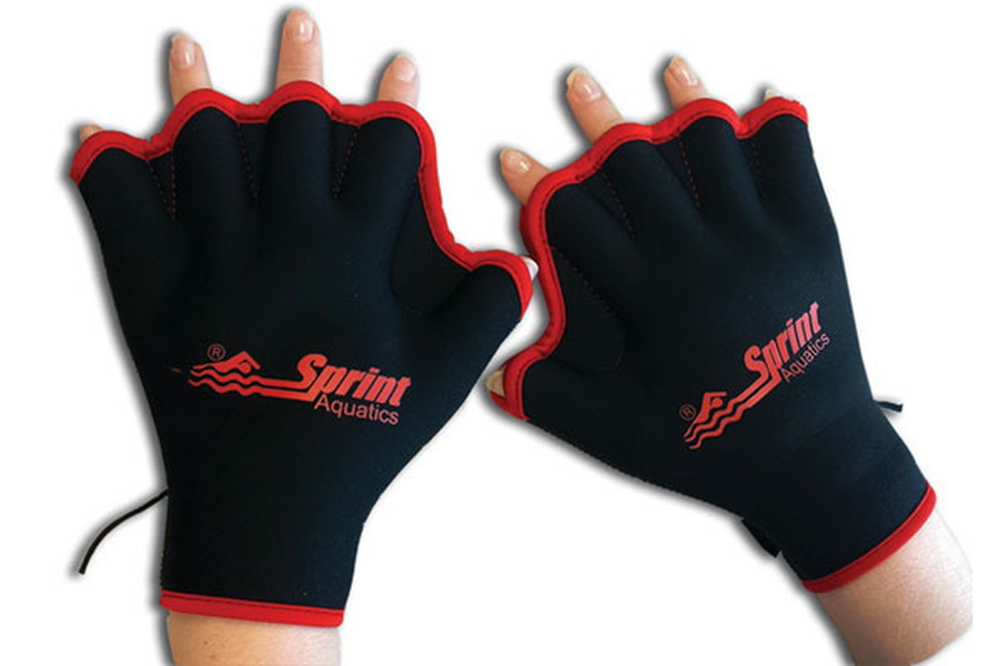 Перчатки Sprint Aquatics Fingerless Force Gloves 775 900_600