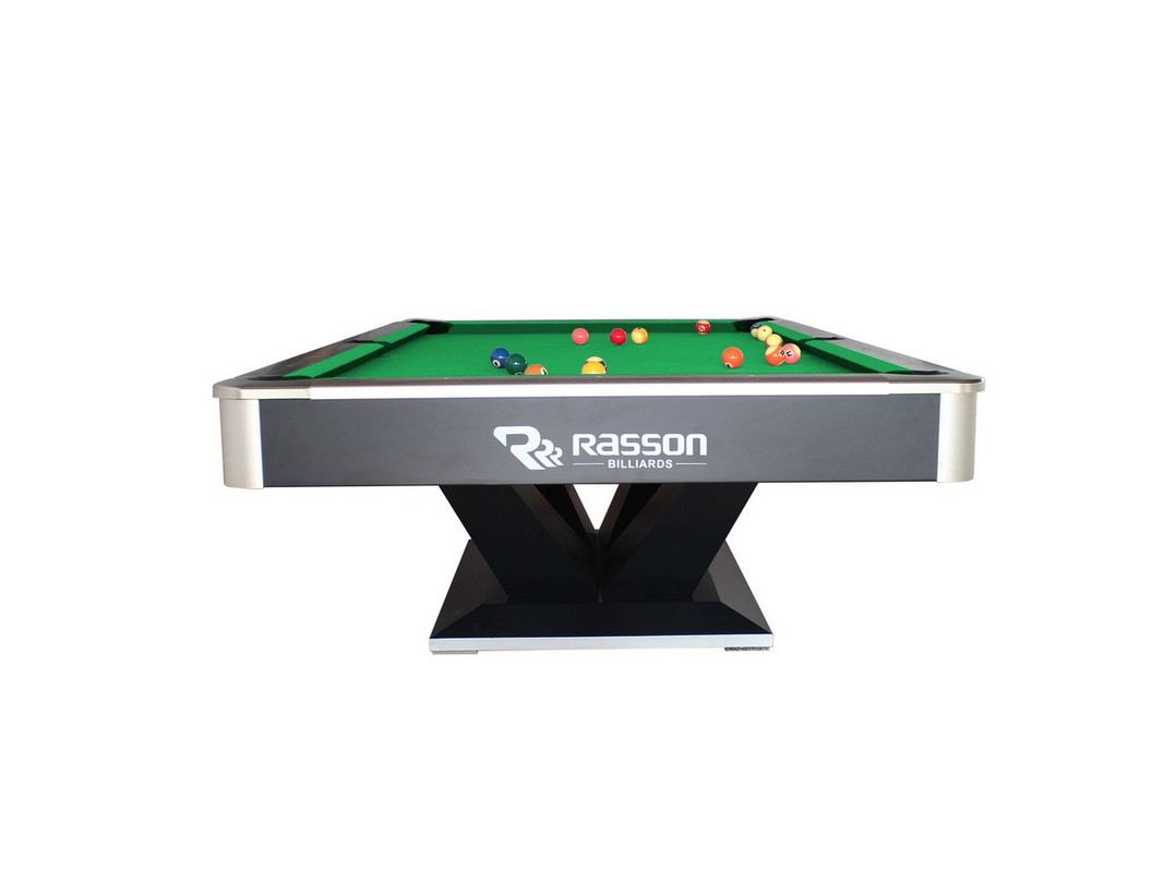 Бильярдный стол для пула Rasson Billiard Victory II Plus, 9 ф 55.300.09.5 черный, с плитой 1067_800