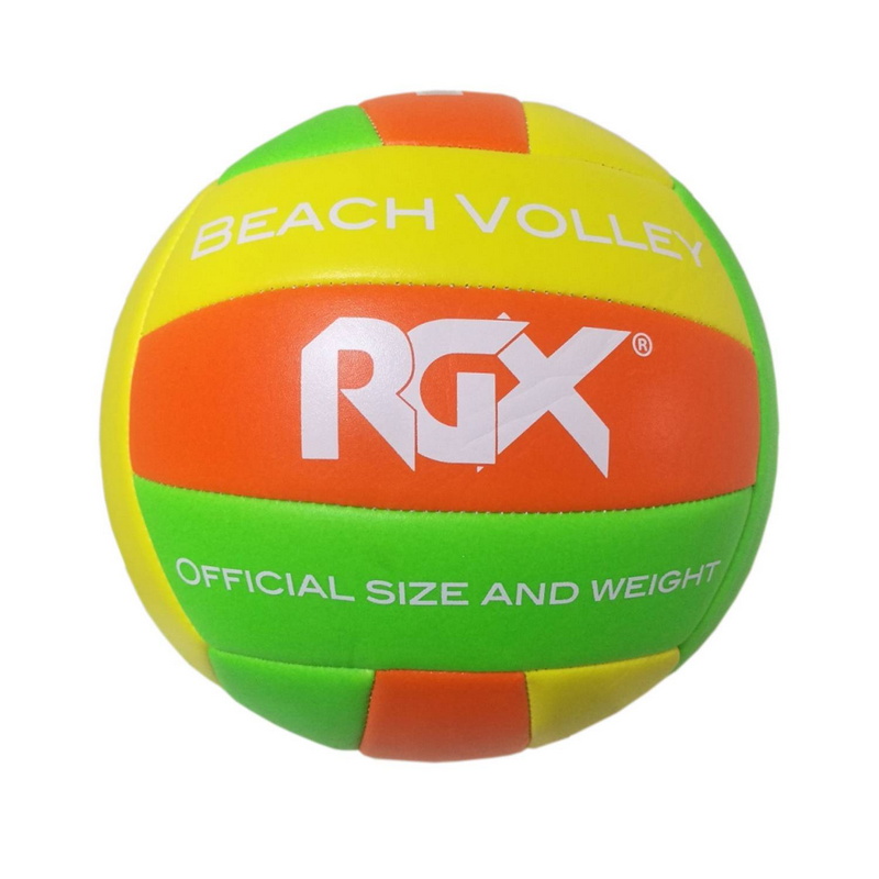 Мяч волейбольный RGX VB-1803 Orange/Green р.5 800_800