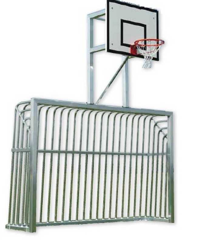 Баскетбольная стойка уличная антивандальная с воротами Hercules 2261 (шт) 702_800