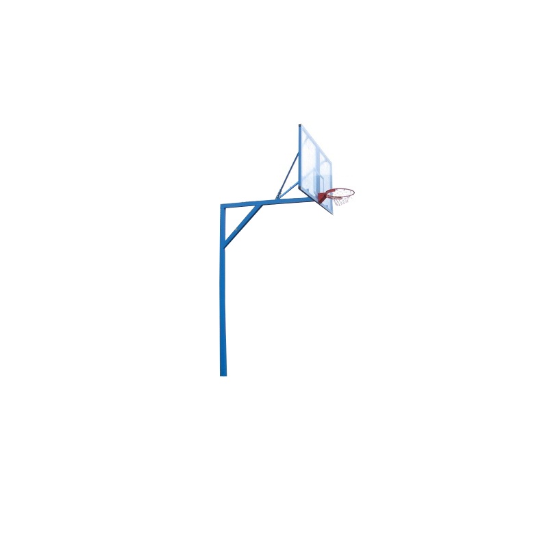 Стойка баскетбольная стационарная Г - образная, уличная, вынос 1,0 м Ellada М861 800_800