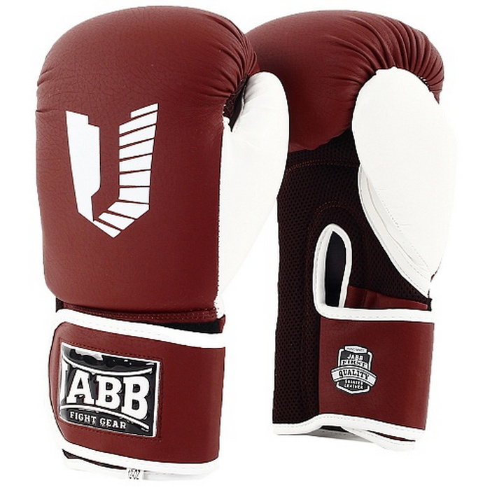 Боксерские перчатки Jabb JE-4056/Eu Air 56 коричневы/белый 8oz 700_700
