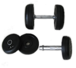 Обрезиненный гантельный ряд Dayu Fitness DB-181-1 ( 27,5-50 кг) 250_224