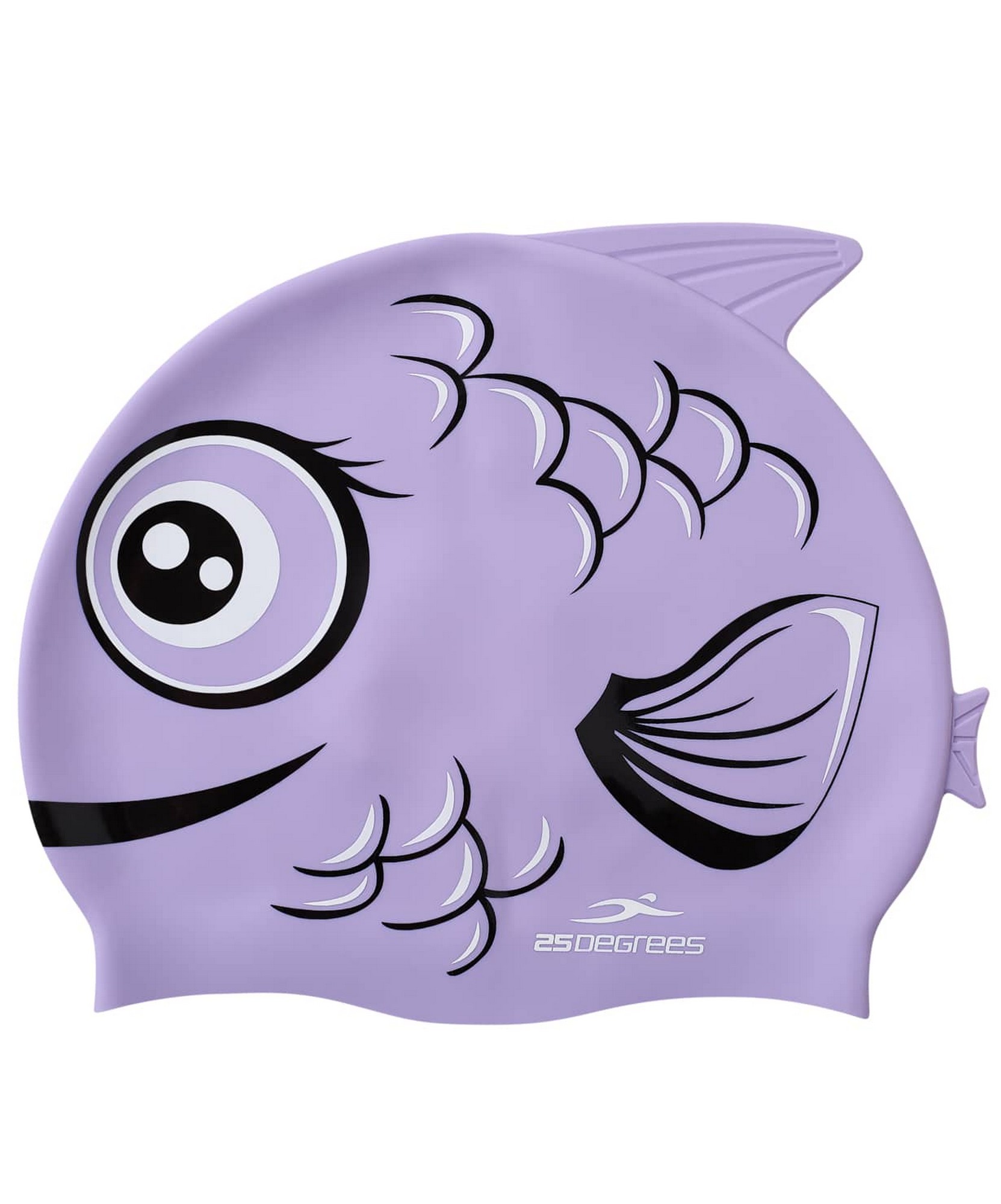 Шапочка для плавания 25DEGREES Miso Purple, силикон, детский 1663_2000