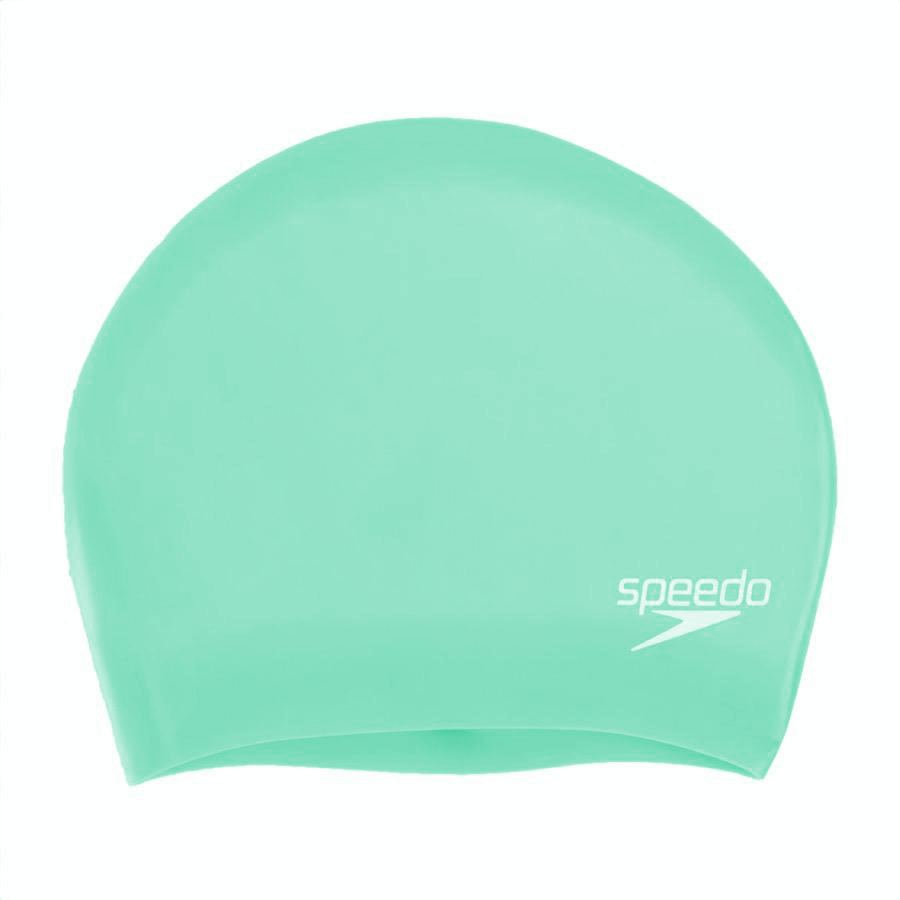 Шапочка для плавания Speedo Long Hair Cap 8-06168B961, бирюзовый, силикон 900_900