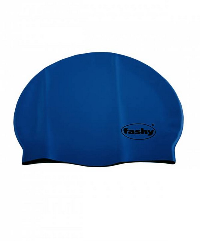 Шапочка для плавания Fashy Silicone (силиконовая) 3040-54 темно-синий 666_800
