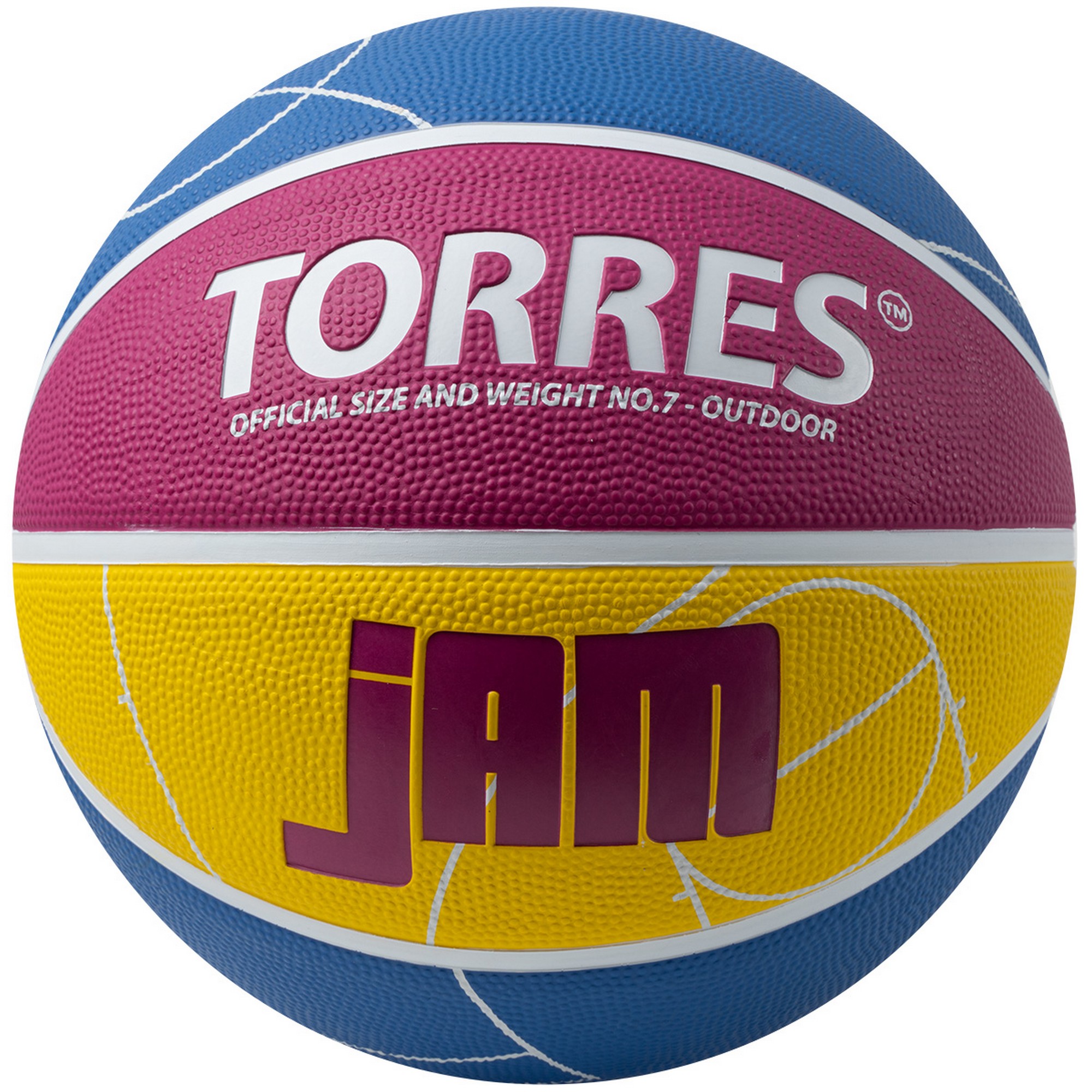 Мяч баскетбольный Torres Jam B023127 р.7 2000_2000