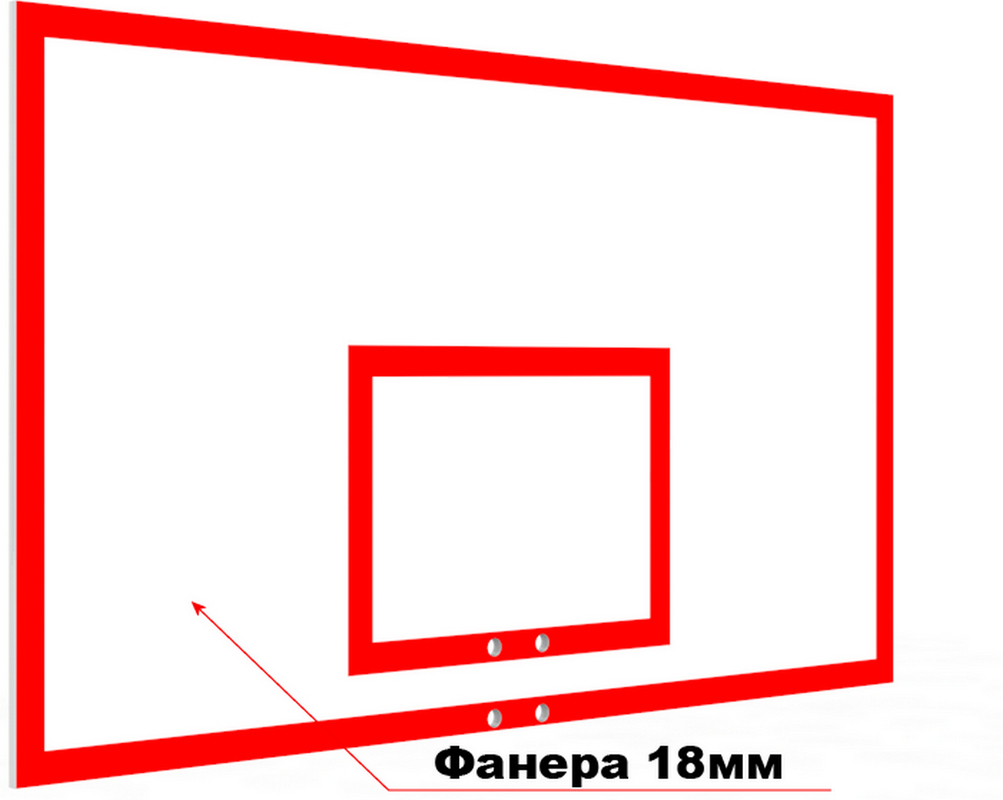 Щит баскетбольный игровой из фанеры Glav 01.208 1003_800