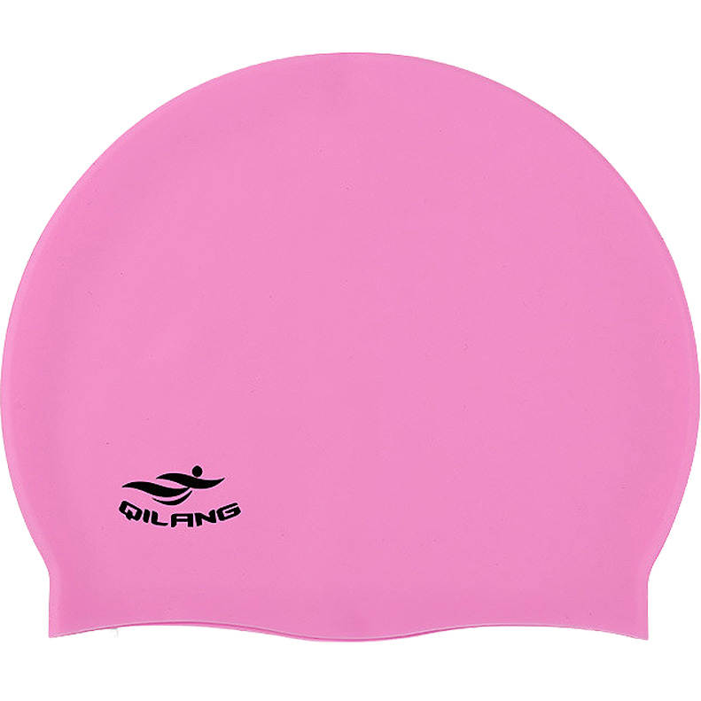 Шапочка для плавания силиконовая взрослая (розовая) Sportex E41564 791_791