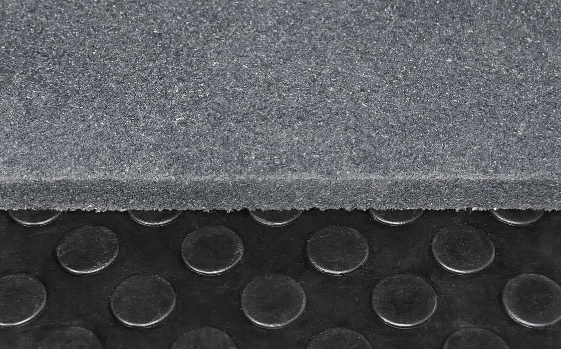 Напольное резиновое покрытие Stecter 1000х1000х30 мм (серый) 2247 1124_700