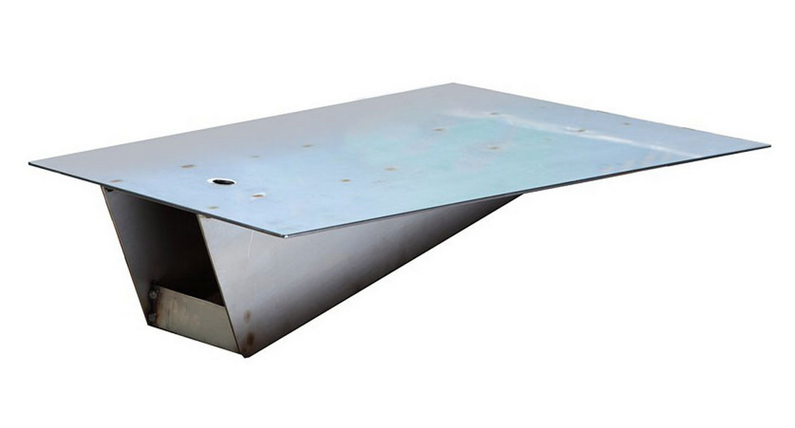 Покрышка, нержавеющая сталь, для ящика для упора шеста Polanik 929-PVLID-S 1114_600