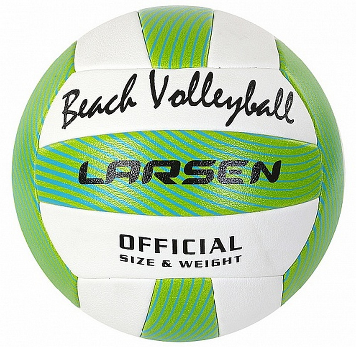 Мяч волейбольный пляжный Larsen Softset Green р.5 717_700